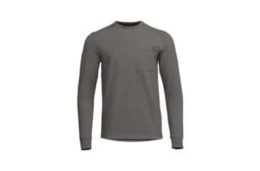 Image of Sitka Gear Foothills Long Sleeve Crew Woodsmoke L, 600260-WS-L
