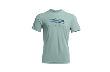 Image of Sitka Gear Icon Aquafade Tech Tee Saltwater Blue Aquafade L, 600994-SWAF-L
