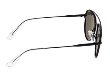 Image of Sixty One Sunglasses Nudge Polarized Sunglasses - Unisex, Black/Blue-Green, One Size, SIXS106BK