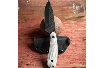 Image of Skallywag Tactical Fireside Pro Fixed Blade Knife, 2.75in, Steel 440c, Spear Point, G10 Freedom Handle, Black, Fireside Pro - Freedom