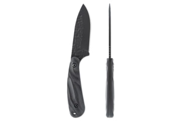 Image of Skallywag Tactical Fireside Pro Fixed Blade Knife, 2.75in, Steel 440c, Spear Point, G10 Obsidian Handle, Black, Fireside Pro - Obsidian