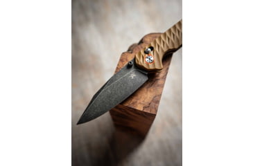 Image of Skallywag Tactical Mako II Folding Knife, 3.5in, D2, Drop Point Blade, G10, Desert Tan Handle, Mako II - Desert Tan