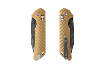 Image of Skallywag Tactical Mako II Folding Knife, 3.5in, D2, Drop Point Blade, G10, Desert Tan Handle, Mako II - Desert Tan
