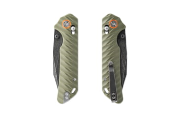 Image of Skallywag Tactical Mako II Folding Knife, 3.5in, D2, Drop Point Blade, G10, OD Green Handle, Mako II - OD Green