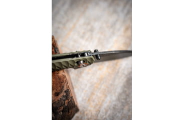 Image of Skallywag Tactical Mako II Folding Knife, 3.5in, D2, Drop Point Blade, G10, OD Green Handle, Mako II - OD Green