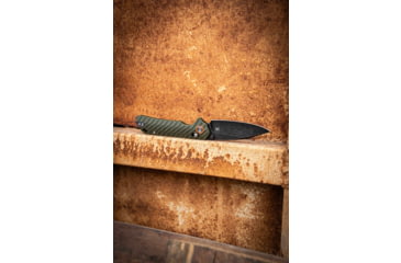 Image of Skallywag Tactical Mako II Folding Knife, 3.5in, D2, Drop Point Blade, G10, OD Green Handle, Mako II - OD Green
