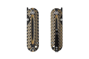 Image of Skallywag Tactical Searoach Folding Knife, 2.75in, D2 Steel, G10 Handle, Black/Tan, The Searoach-Black &amp; Tan