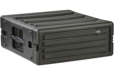 Image of SKB Cases 4U Space Roto Molded Rack, Black, 24 in. X 23 in. X 10 in. 1SKB-R4U