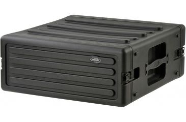 Image of SKB Cases 4U Space Roto Molded Rack, Black, 24 in. X 23 in. X 10 in. 1SKB-R4U