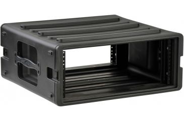 Image of SKB Cases 4U Space Roto Molded Rack, Black, 24 in. X 23 in. X 10 in. 1SKB-R4U