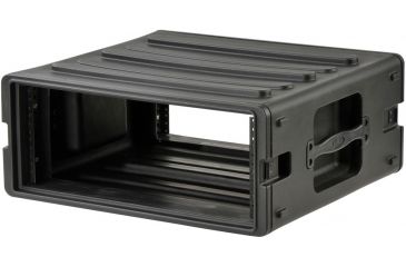 Image of SKB Cases 4U Space Roto Molded Rack, Black, 24 in. X 23 in. X 10 in. 1SKB-R4U