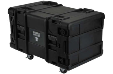 Image of SKB Cases 8U Shock Rack 28in Deepx14in Hgh, W/Square Holes/Large Round Rack Mount Holes, 3SKB-R908U28
