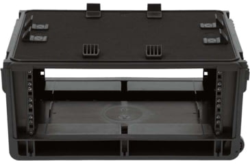 Image of SKB Cases Injecton Molded Laptop/4U Rack Wth Wheels And Pull Handle, 1SKB-ISF4U