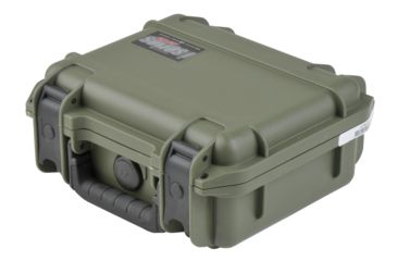 Image of SKB Cases iSeries 0907-4 Waterproof Utility Case Military Green, 10 3/4 X 9 3/4 X 4 7/8 3i-0907-4M-L