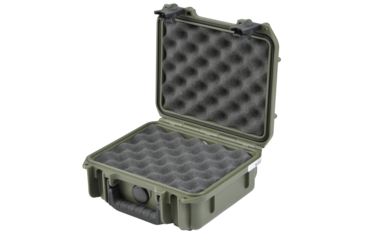 Image of SKB Cases iSeries 0907-4 Waterproof Utility Case Military Green, 10 3/4 X 9 3/4 X 4 7/8 3i-0907-4M-L