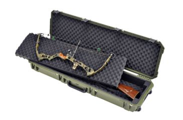 Image of SKB Cases iSeries 5014 Double Bow Case, Olive Drab, 54X17 1/2X7 3i-5014-DB-M