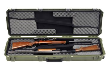 Image of SKB Cases iSeries 5014 Double Rifle Case, Olive Drab, 53 1/8 x 17 1/4 x 7 3i-5014-DR-M