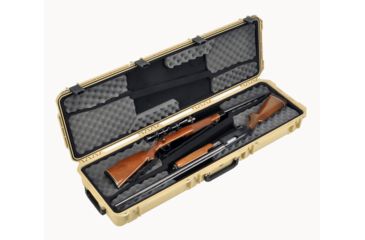 Image of SKB Cases iSeries 5014 Double Rifle Case, Tan, 53 1/8 x 17 1/4 x 7 3i-5014-DR-T