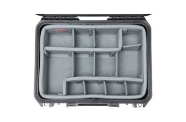 Image of SKB Cases iSeries Case w/Think Tank Designed Photo Dividers and Lid Organizer, Black, 14in x 9.5in x 4in 3i-1510-6DL