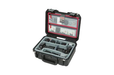 Image of SKB Cases iSeries Case w/Think Tank Designed Photo Dividers and Lid Organizer, Black, 14in x 9.5in x 4in 3i-1510-6DL