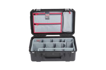 Image of SKB Cases iSeries Case w/Think Tank Designed Photo Dividers and Lid Organizer, Black, 19.5in x 10.5in x 6in 3i-2011-8DL