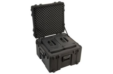 Image of SKB Cases Roto Mil-Std Waterproof Case 17 Deep (w/ cubed foam and wheels) 24 x 23 x 17 3R2423-17B-CW