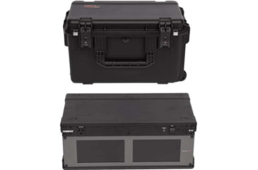 Image of SKB Cases Seres Case W/Removeable 4U Injecton Molded 9in Deep Rack Cage, Tsa Latches, Wheels, 3I-2213M124U