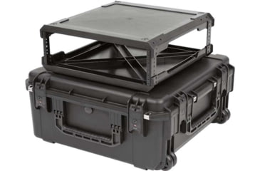 Image of SKB Cases Seres Case Wth Removeable 3U Injecton Molded 20in Rack Cage, Tsa Lockng Latches, Wheels, 3I-2424M103U