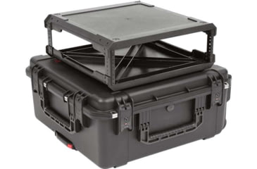 Image of SKB Cases Seres Case Wth Removeable 3U Injecton Molded 20in Rack Cage, Tsa Lockng Latches, Wheels, 3I-2424M103U