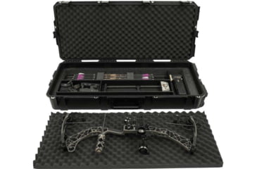 Image of SKB Cases Seres Ultmate Sngle Double Bow Case, Small, Black, 3i-4217-USD