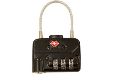 Image of SKB Cases TSA Cable Combination Padlock,Black,5x5x1in 1SKB-PDL-C
