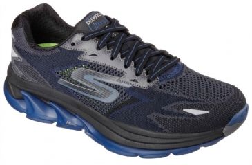 Image of Skechers GoRun Ultra R Road Running Shoe - Men's-Black/Blue-Medium-13