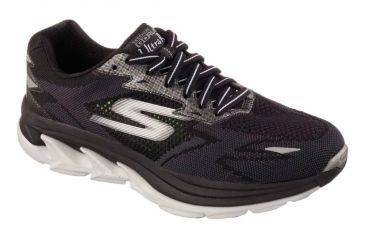 Image of Skechers GoRun Ultra R Road Running Shoe - Men's-Black/Grey-Medium-13
