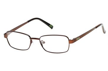 Image of Skechers SE1124 Eyeglass Frames - Matte Dark Brown Frame Color