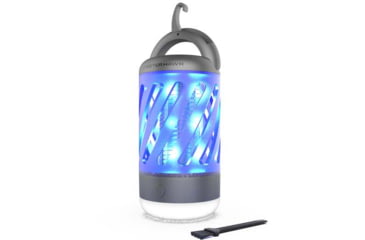 Image of SKEETER HAWK Rechargeable Personal Bug Zapper w/ LED Lantern, Grey, SKE-ZAP-0001