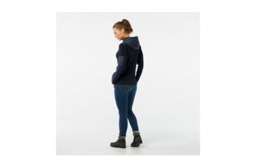 Image of Smartwool Ski Ninja Full Zip Sweater-Women's, Deep Navy Heather, Small, SW000340108-S