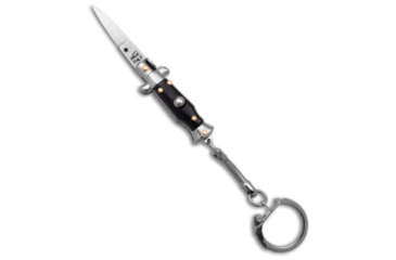 Image of SKM 2.75 Keychain Stiletto, Black Handle, Black/Steel, 2.75 inch, BHQ-51045