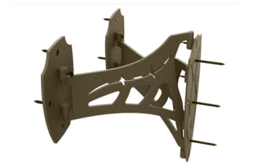 Image of Skull Hooker Dual Shoulder Mount, Brown, SKH-DSM-BRN