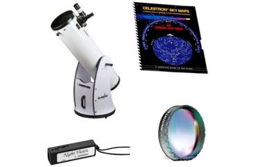 Image of Sky Watcher 10in. Classic 250P Dobsonian Telescope S11620 w/Sky Map, Night Vision Flashlight, and 1.25in UHC/LPR Filter