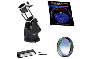 Image of Sky Watcher 8in. Flextube 200P Collapsible Dobsonian Telescope S11700w/Sky Map, Night Vision Flashlight, and 1.25in UHC/LPR Filter