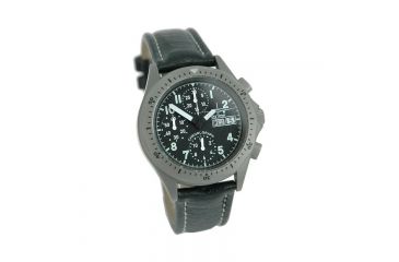 Image of Skytimer 500505301 Automatic Pilot Chronograph Mens Watch, Gray, Black