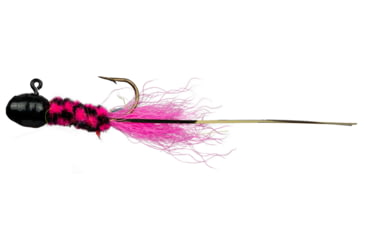 Image of Slater's Jigs Double Trouble Jig, 1/16 oz, #4 Hook, Black/Black/Pink/Pink, D4477T-16