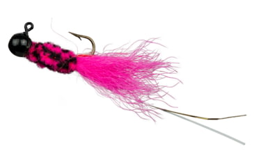 Image of Slater's Jigs Double Trouble Jig, 1/32 oz, #6 Hook, Black/Black/Pink/Pink, D4477T-32