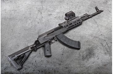 Image of Slide Fire Solutions SSAK-47 Hybrid PAP Bump Fire Stock for AK-47s, Ambi, Black 10-1000-PAP