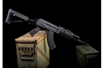 Image of Slide Fire Solutions SSAK-47 Hybrid AKM Bump Fire Stock for AK-47s, Ambi, Black 10-1000-AKM