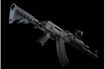 Image of Slide Fire Solutions SSAK-47 Hybrid AKM Bump Fire Stock for AK-47s, Ambi, Black 10-1000-AKM