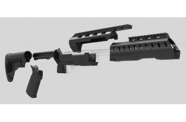 Image of Slide Fire Solutions Tactical Ruger Tac -22 Full Chassis,Black 10-0600-00