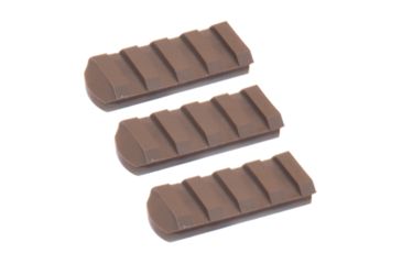Image of Slide Fire Solutions Rail Pack Includes Three 4 Slot Rail Sections 1.92 Inches Dark Earth