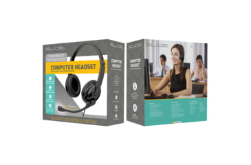 Image of Slide Innovations 107 Headset And Mic Wired, Black, SLI-SCH107BK