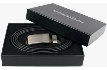 Image of SlideBelts Animal Friendly Belt, Black/Gunmetal, Up to Size 48 Waist PRE-BLK2GUN-MIX-46-50